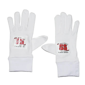 Player series Cricket Batting Inner Glove  -  Mens, White